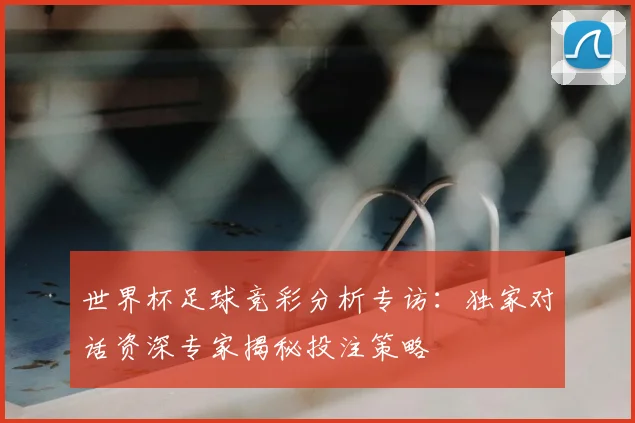 世界杯足球竞彩分析专访：独家对话资深专家揭秘投注策略