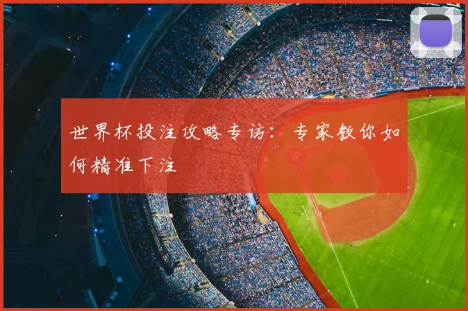 世界杯投注攻略专访：专家教你如何精准下注